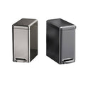 9 Litre Tungsten Steel Pedal Bin with Soft-Close Lid - Black - view 3