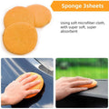9 Piece Microfibre Car Cleaning Kit with Wash Mitt, Sponge and Brush - Grey - view 5