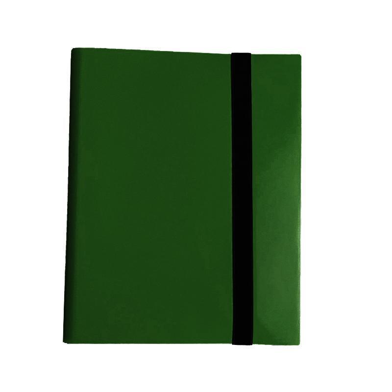 9-Pocket Trading Card Binder, 360 Card Capacity - Green