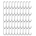 90 Degree High Carbon Steel Jig Hooks for Fishing - Size 4/0, Pack of 100 - view 4