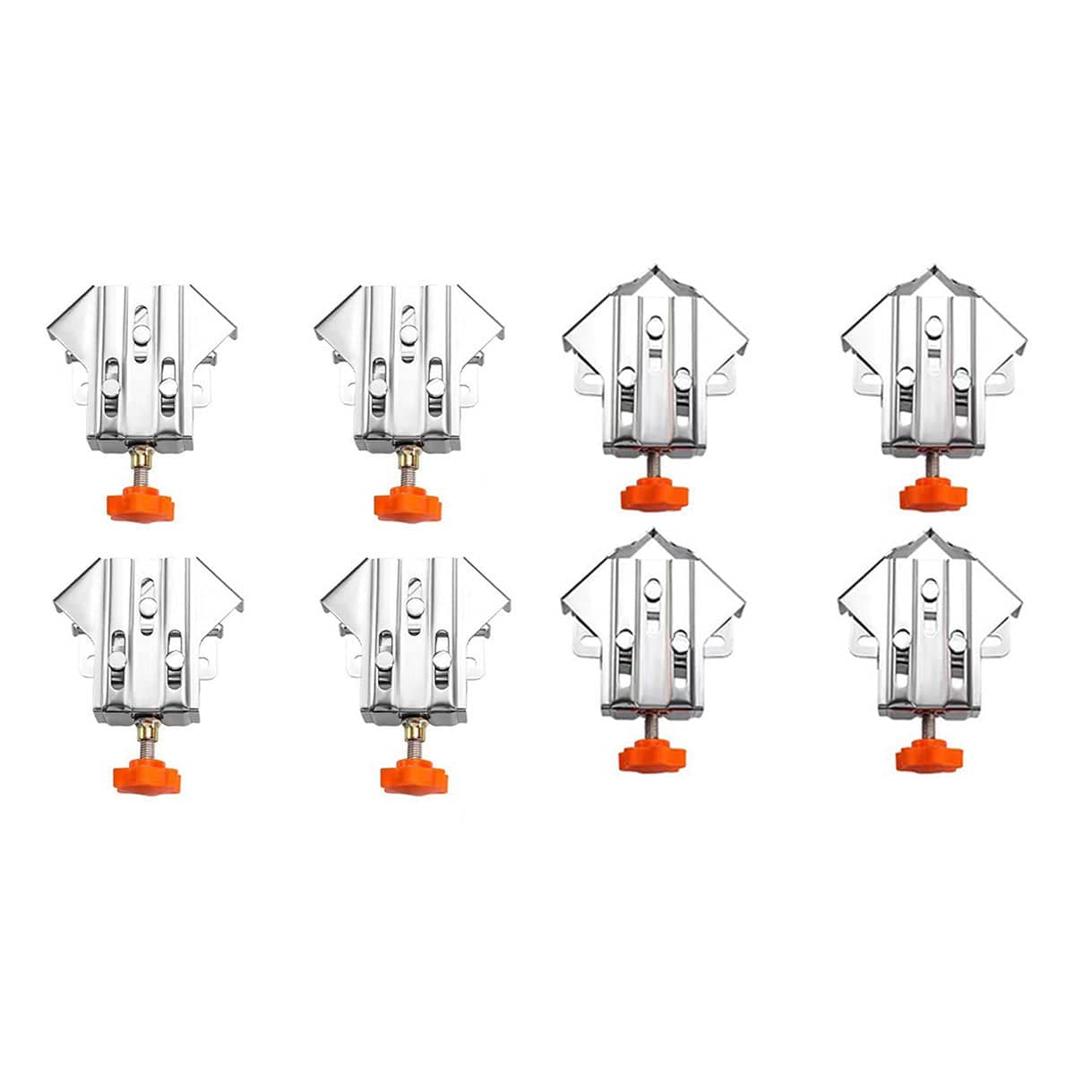 90 Degree Right Angle Clamps, Stainless Steel - Closed Style, Set of 4 - view 3