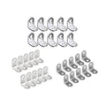 90 Degree Stainless Steel Angle Brackets - 25 x 25 x 16 mm, Pack of 10 - view 3