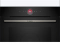 Bosch Series 8 Built-In Oven - 71L, 14 Functions, Air Fry, Home Connect, Black Glass - HBG7341B1A