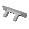 Weepguard Grey Plastic Brick Barrier Weep Hole Vent with Wildlife Guard - 10 Pack