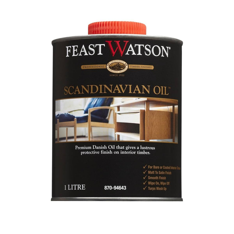 Feast Watson Scandinavian Oil - 1L - Oil Based - Satin Finish - SuperSaverAU - view 1