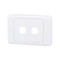 DETA 2 Aperture Grid Plate, White Plastic, 75mm x 115mm, Indoor