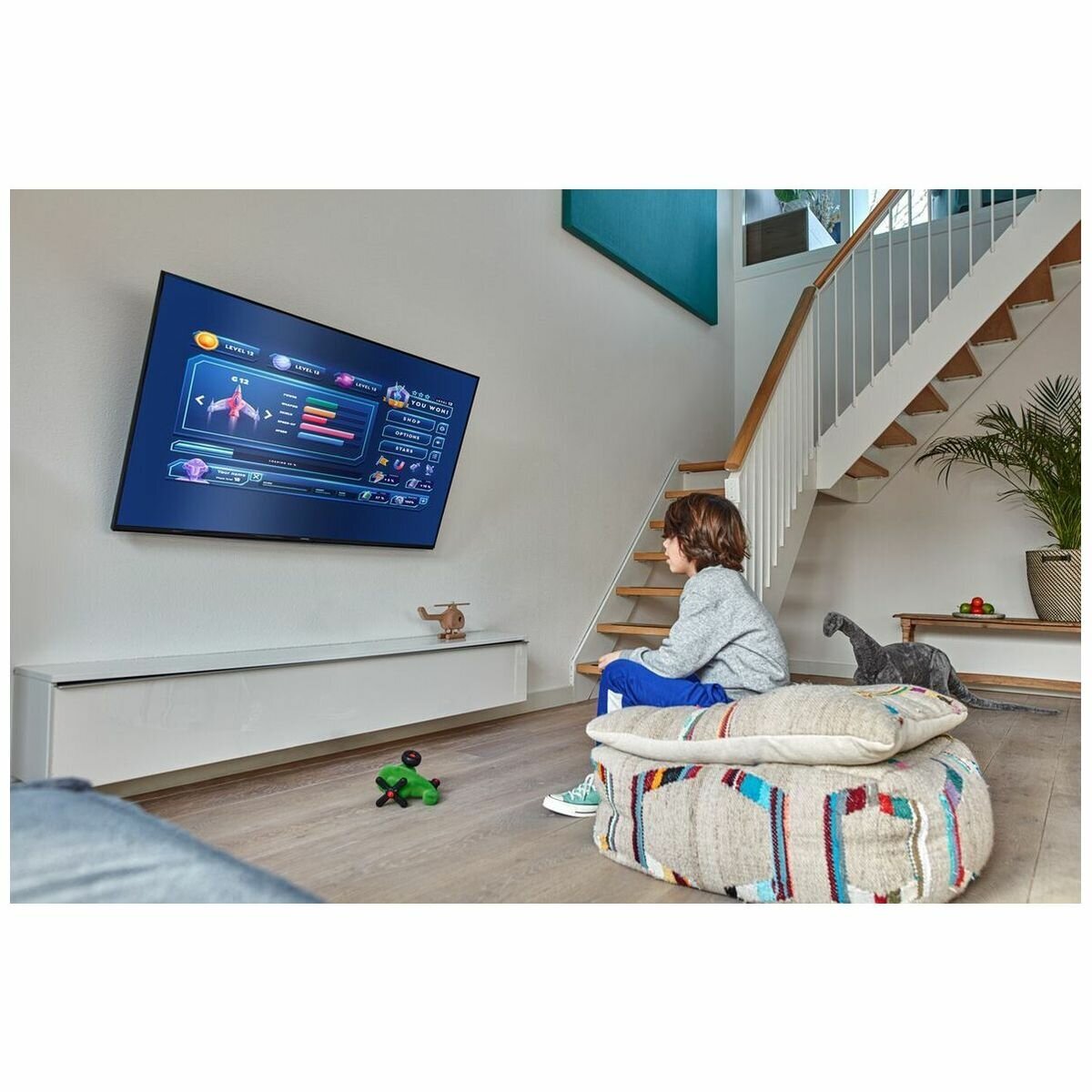 Vogel's Small Tilting TV Mount - Black - Tilts Up to 20 Degrees - ClickLoc Locking - TVM3215B
