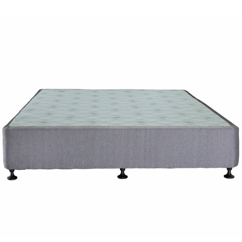 Sealy Long Single Endurance Base - Charcoal Fabric, DuraFlex Modules, Made in Australia - 726998