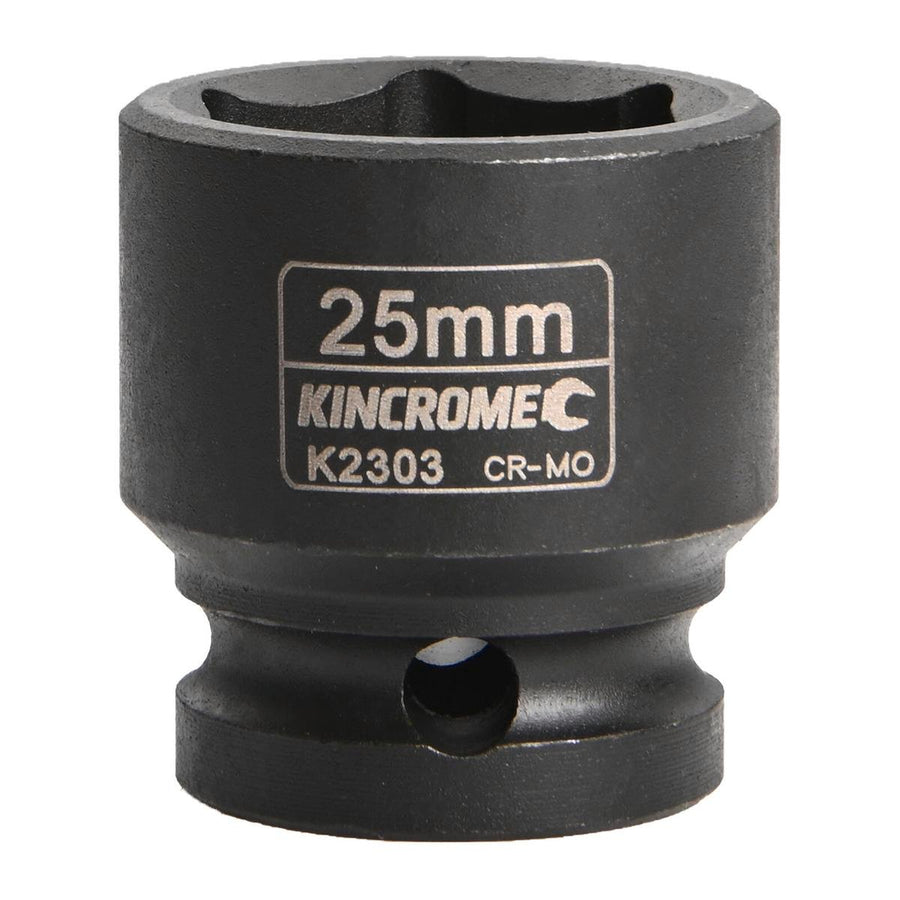 Kincrome 25mm Impact Socket Cr-Mo Steel Shallow Durable Design - SuperSaverAU - view 1