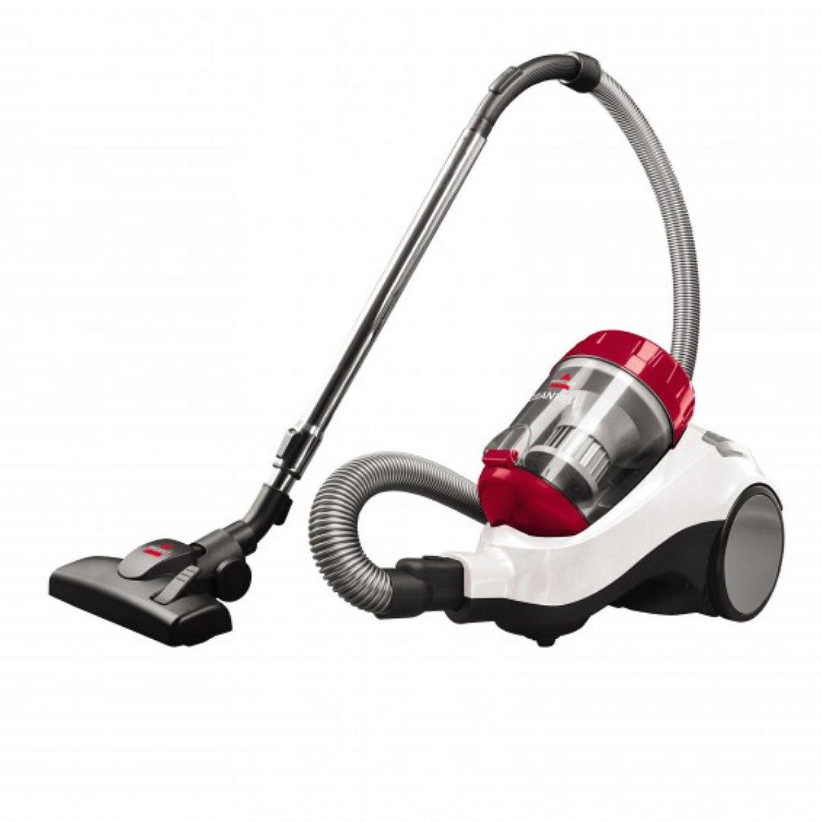 Bissell Cleanview Bagless Barrel Vacuum Cleaner - Multi-Cyclonic - 2.2L Dirt Tank - Red - 1994F