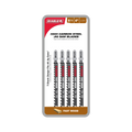 Diablo 100mm High Carbon Steel Jig Saw Blade for Fast Wood Cuts, 6 TPI, 5 Pack