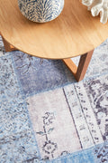 Rug Culture Illusions Large Power Loomed Rug 280x190cm - Denim Polyester - Cotton Backing - ILU121DENIM280X190