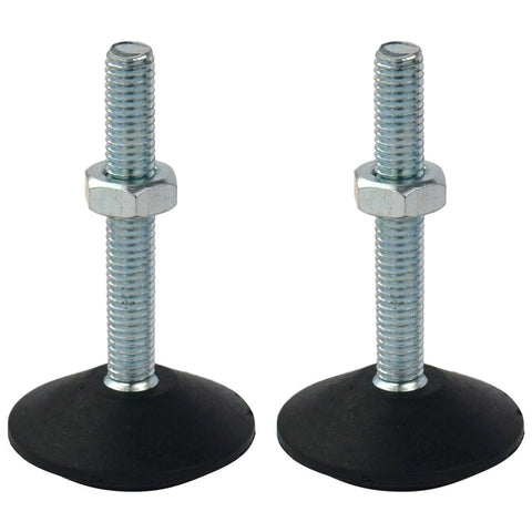 Richmond Fixed Cone Levelling Foot 40mm Zinc Plated 2 Pack - SuperSaverAU - view 1