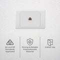 Deta Cat 6 RJ45 Outlet - 118mm x 76mm - Polycarbonate - Wall Mount - SuperSaverAU - view 2
