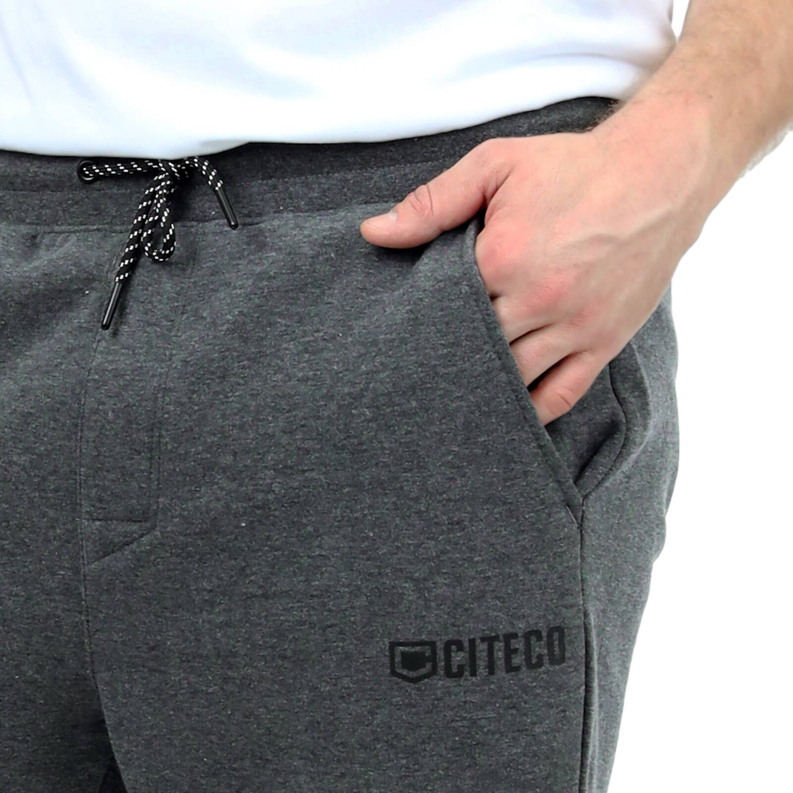 Citeco Men's Charcoal Marle Trackpant Cotton/Polyester - 2X-Large