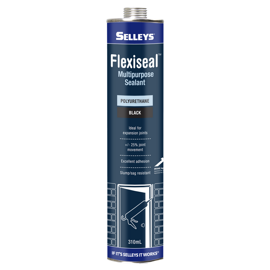 Selleys Black Flexiseal Polyurethane Sealant 310ml Weatherproof Flexible - SuperSaverAU - view 1