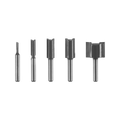 Ryobi 5 Piece Straight Router Bit Set - 3.2mm to 25mm - Durable Carbide Blades - SuperSaverAU - view 2