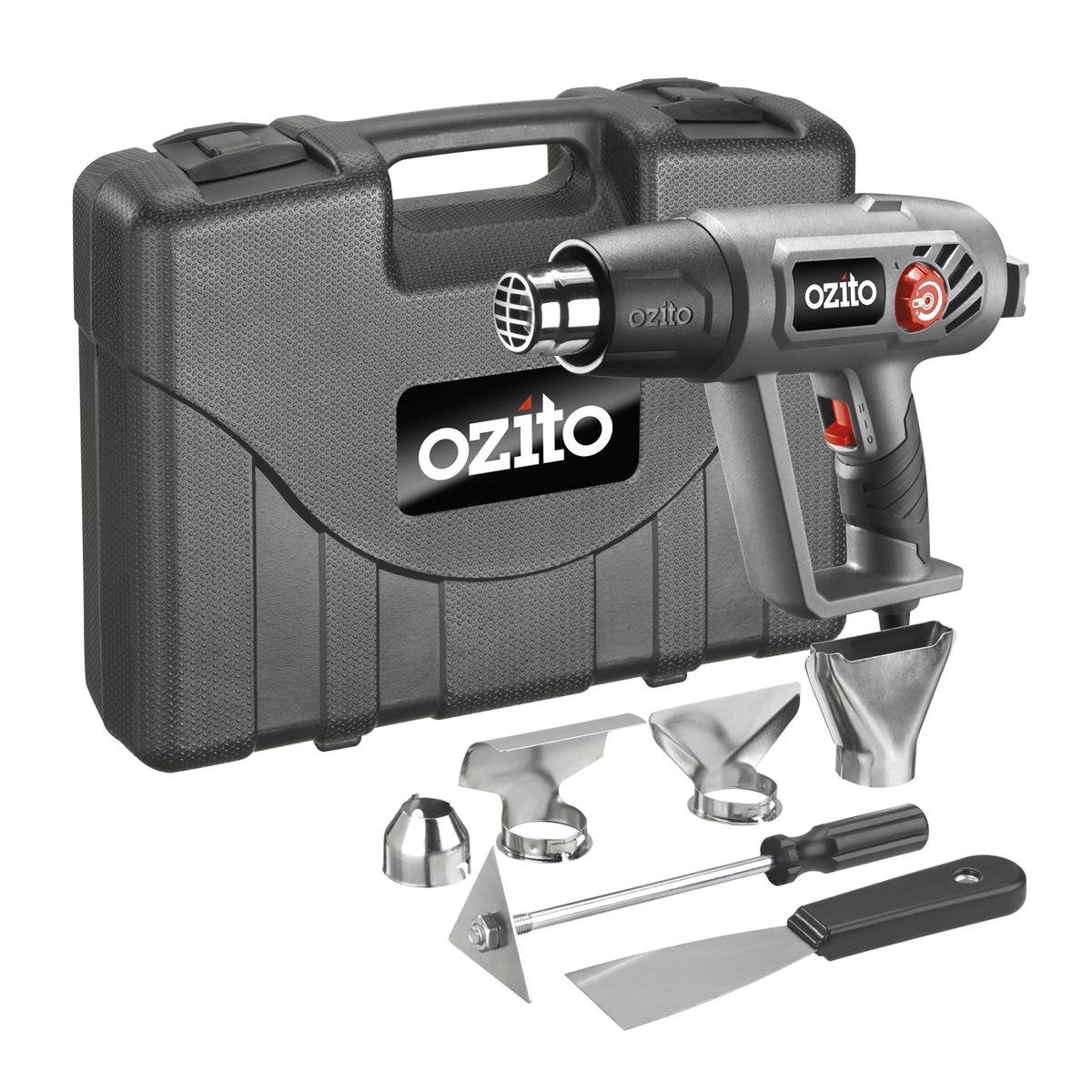 Ozito Heat Gun - 2000W - Variable Temp - Plastic - Versatile Use - SuperSaverAU - view 1