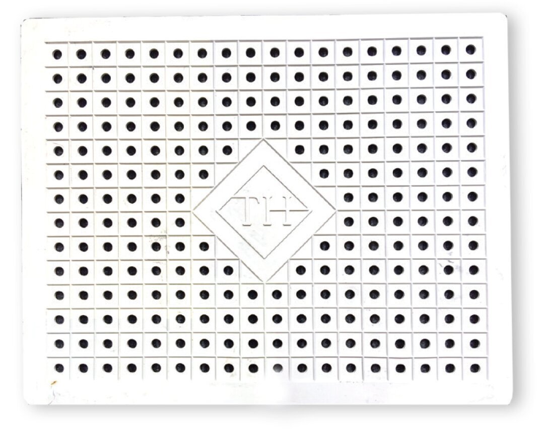 Turner Hastings White Rubber Sink Mat 400 x 320mm - Heat Proof, Stain Resistant, Food Safe - RSM4032