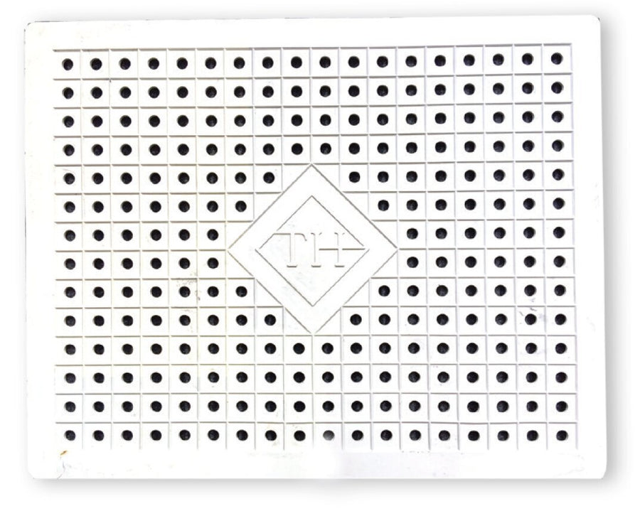 Turner Hastings White Rubber Sink Mat 400 x 320mm - Heat Proof, Stain Resistant, Food Safe - RSM4032