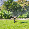Holman 5 Function Sprinkler on Spike Twin Pack - 25m² Coverage - Adjustable Spray - SuperSaverAU - view 3