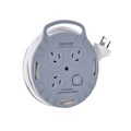 Jackson Rugged 3 Outlet 3m Extension Lead Reel, Indoor 240V 10A with On/Off Switch