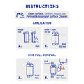 Permastik Extra Large Canvas Hangers 2 Pack Plastic Self Adhesive