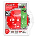 Diablo Diamond Disc 9" Diamond Segmented Turbo Cut Off - 30% Faster Cutting - Durable - SuperSaverAU - view 1