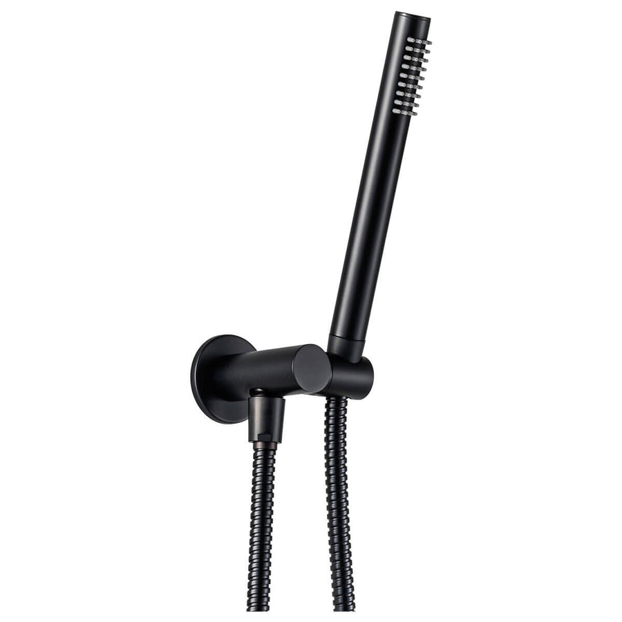 Rogerseller Tonic Baton Shower on Integrated Union - Matte Black - Australian Made - 3506003311