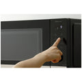 Panasonic 29L inverter microwave oven - 1000W, black with stainless steel trim, 17 auto menus - NN-SD38QSQPQ