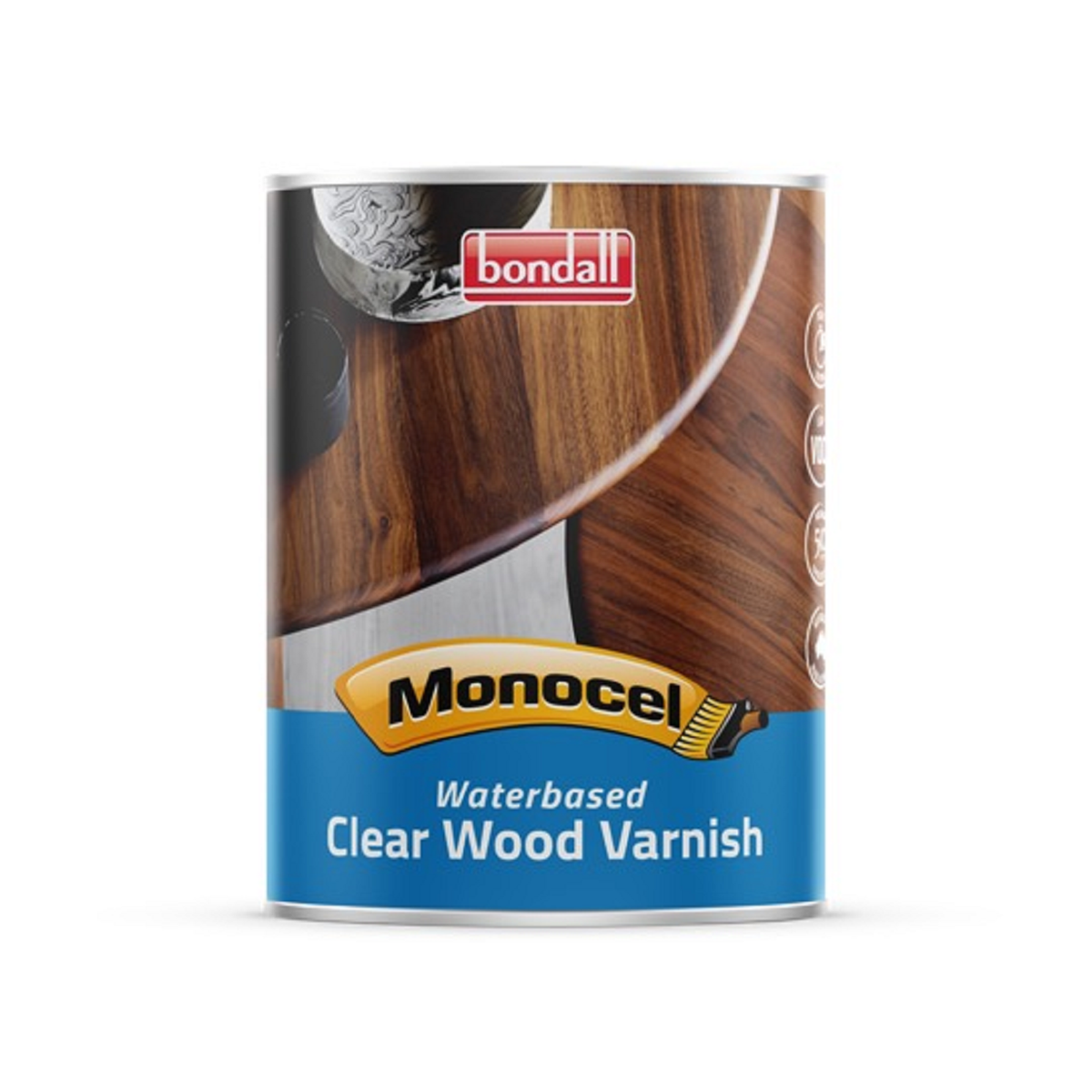 Bondall Waterbased Clear Varnish - 1L - Water Based - Fast Drying - SuperSaverAU - view 1