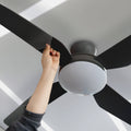 Arlec Ceiling Fan Sleeve 4 Pack - 120mm x 540mm - Black - Washable - SuperSaverAU - view 4