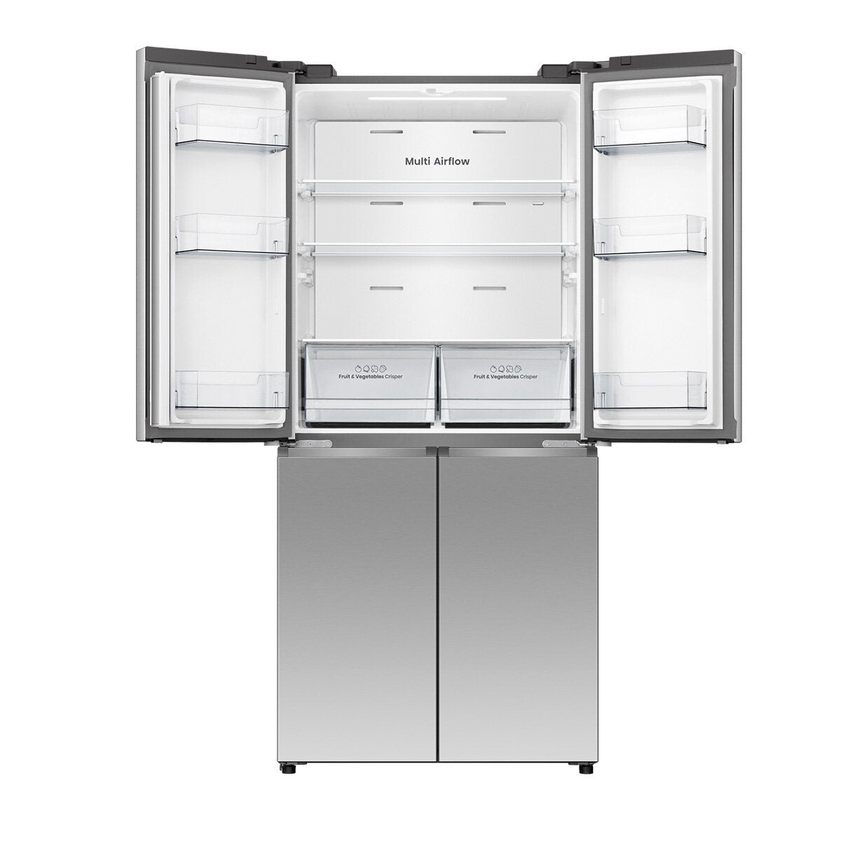 Hisense 483L French Door Fridge - Stainless Steel - Pure Flat Design - Counter Depth - HRCD483TS