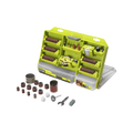 Ryobi 150-Piece Twist Lock All Purpose Rotary Set with Carry Case