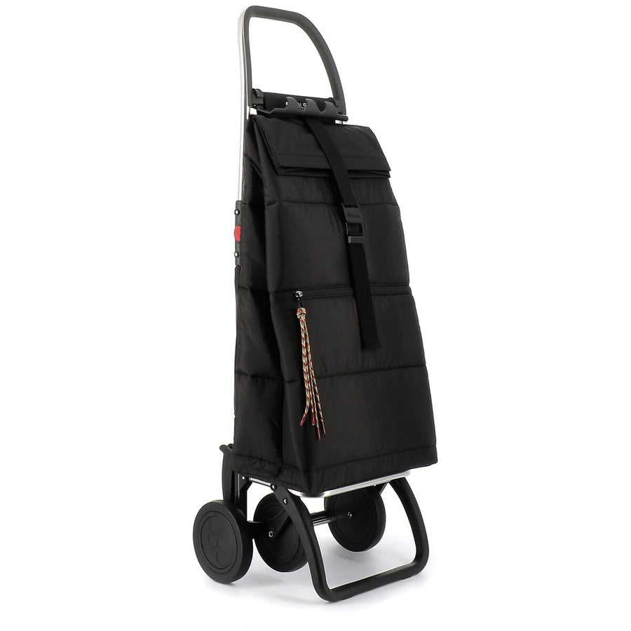 Rolser Big Polar 4-Wheel Folding Trolley - Thermal Compartment, 2 or 4-Wheel Use, Black - R-BIG005-1023