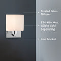 Verve Design Wall Light - 140mm - Opaque Glass - Classic Style - SuperSaverAU - view 4