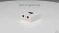 Antsig 2 Way Coaxial Splitter - 75 Ohm - ABS - Indoor Use - SuperSaverAU - view 2