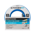 Powerfit 10m Braided Air Hose - Nitto Fittings - ¼” BSP - 300 PSI - SuperSaverAU - view 1