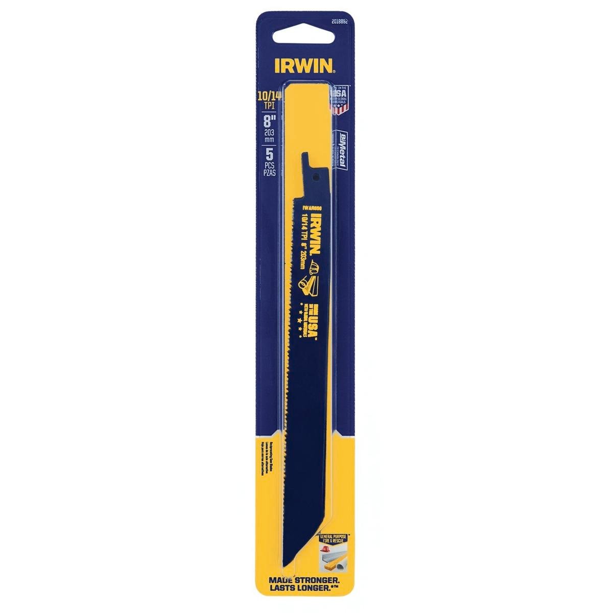 Irwin Bi-Metal Saw Blade - 203mm - Durable - Fast Cutting