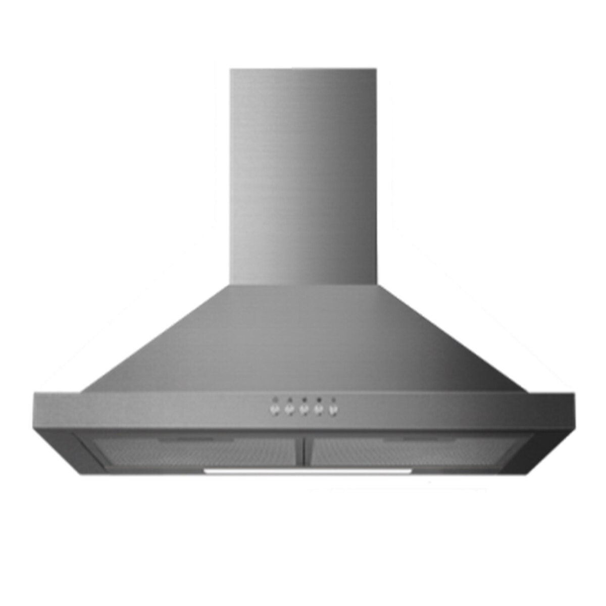 Belling 60cm canopy rangehood - Stainless steel - 800m³/h, 3 fan speeds, push button controls - BC60S