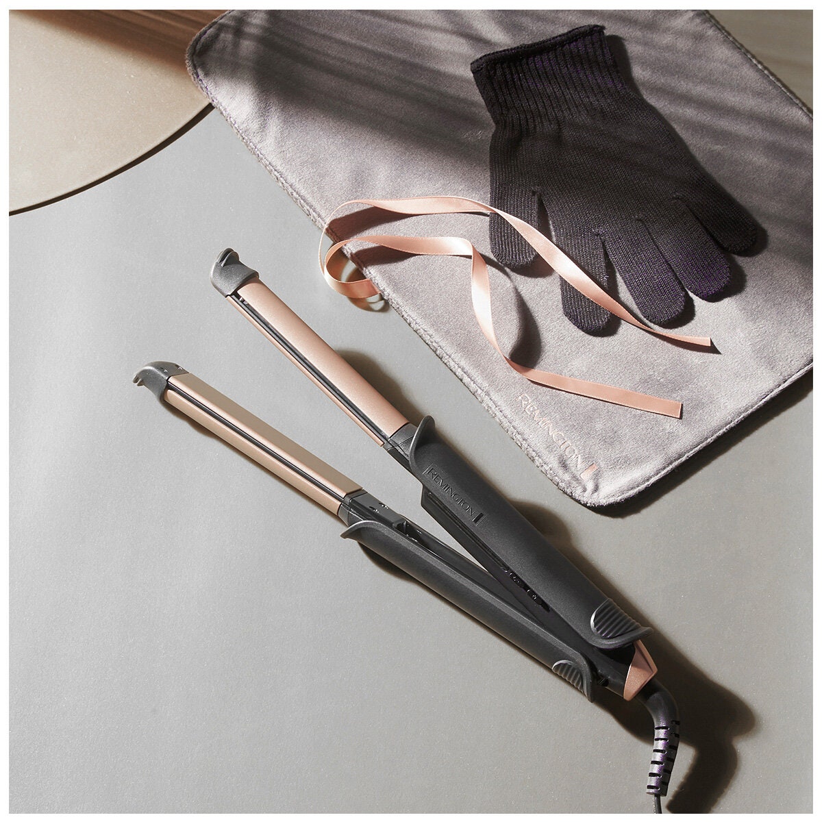 Remington ONE Straight and Curl Styler - Two-in-One - 32mm Curl Barrel - 110mm Plates - S6077AU