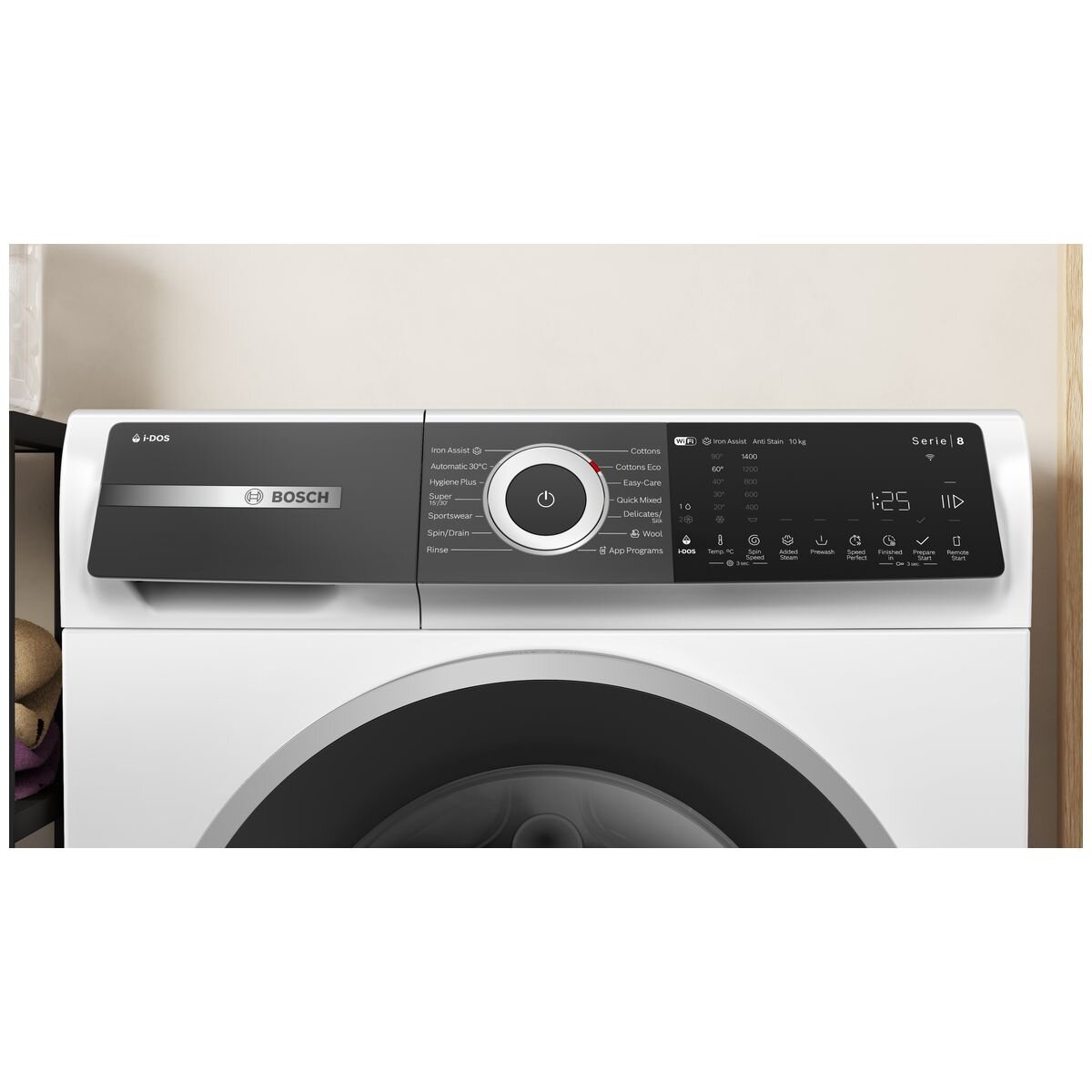 Bosch Series 8 10kg Front Load Washer and 8kg Heat Pump Dryer Package - i-DOS Dosing - WGH254A1AUWQB235B8AU