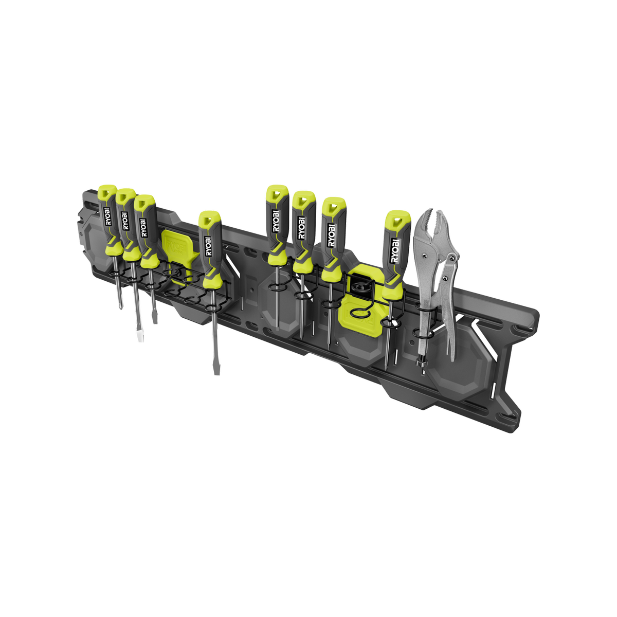 Ryobi Link Reversible Screwdriver Holder - Holds 6 Tools - 100mm x 66mm x 242mm - SuperSaverAU - view 3