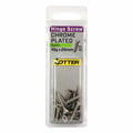 Otter Satin Chrome Hinge Screws 10 x 25mm - 16 Pack - SuperSaverAU - view 1