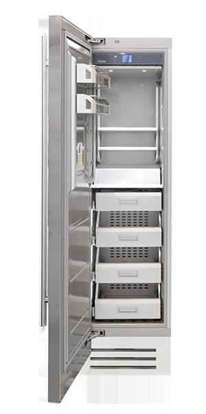 Fhiaba 359L Classic Upright Freezer - Stainless Steel, Left Hinge, Total No Frost, Soft Close - KS5990FZ3IASS
