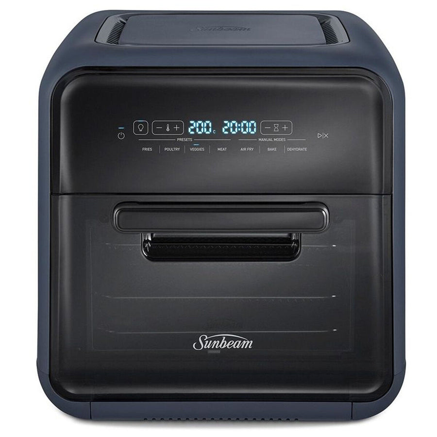 Sunbeam FlexiFry 10L Air Fryer Oven - Blue, 2000W, Air Fry, Bake and Dehydrate - AFP5100BL