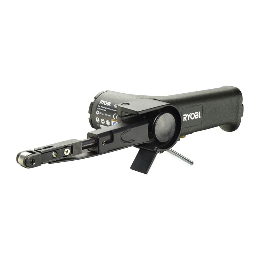 Ryobi Airwave Belt Sander - 65mm Plastic Metal - Durable Lightweight Design - SuperSaverAU - view 1