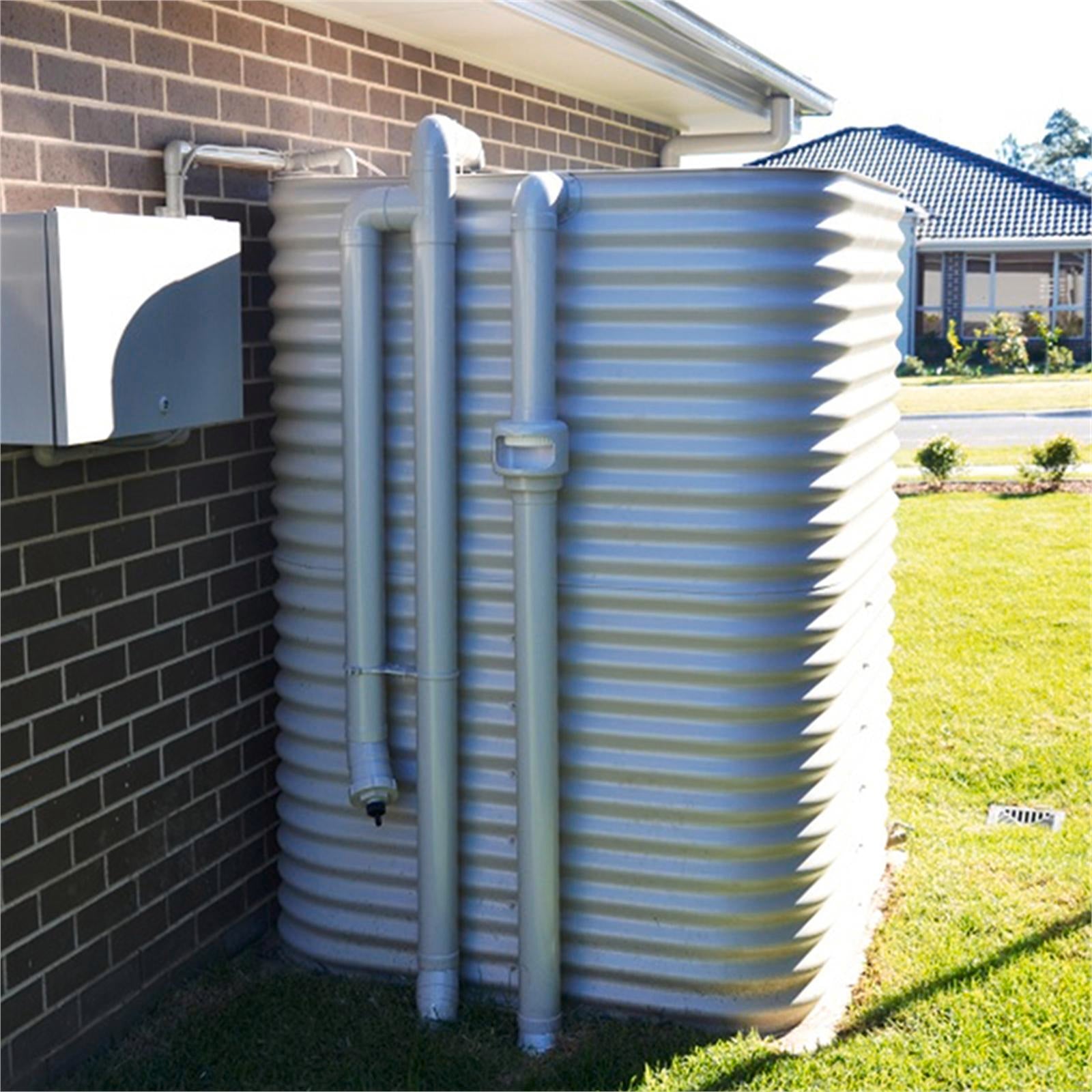Rain Harvesting Air Gap 90mm - White UPVC Tank Backflow Protection