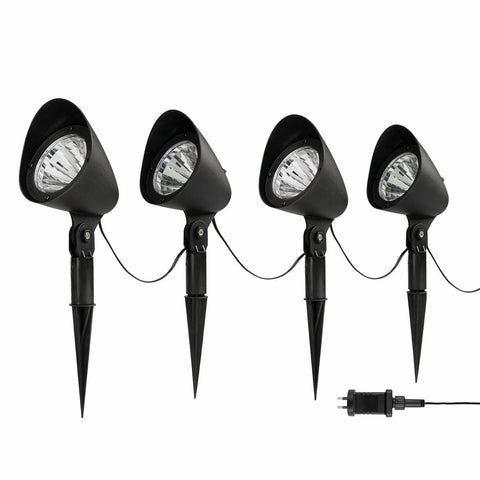 Brilliant Westbury LED Garden Light Kit 4 Pack - 1W - Black - 16m Cable - SuperSaverAU - view 1