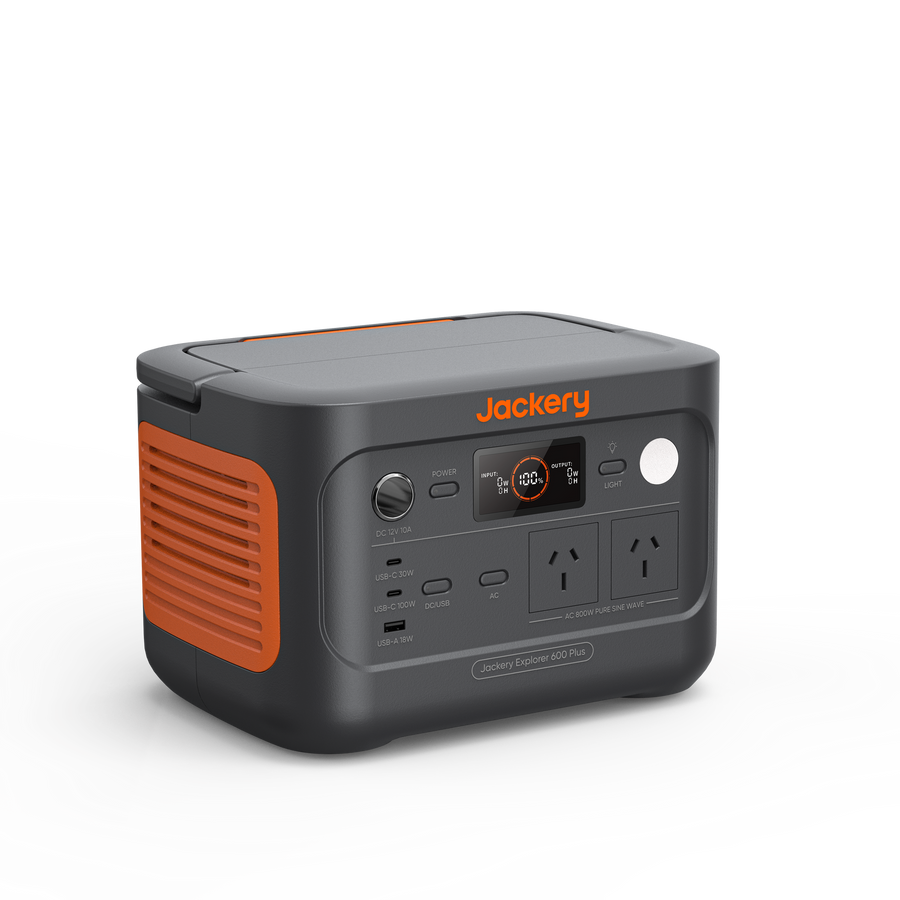 Jackery 600 Plus 600W Portable Power Station - Black